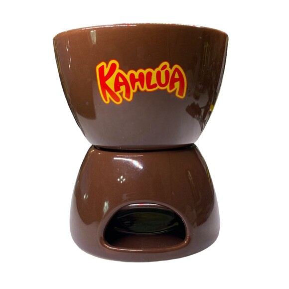 Kahlua Mini Fondue Pot Set w/4 Forks For Melting Chocolate (for Use w/Tealight) - Picture 3 of 14